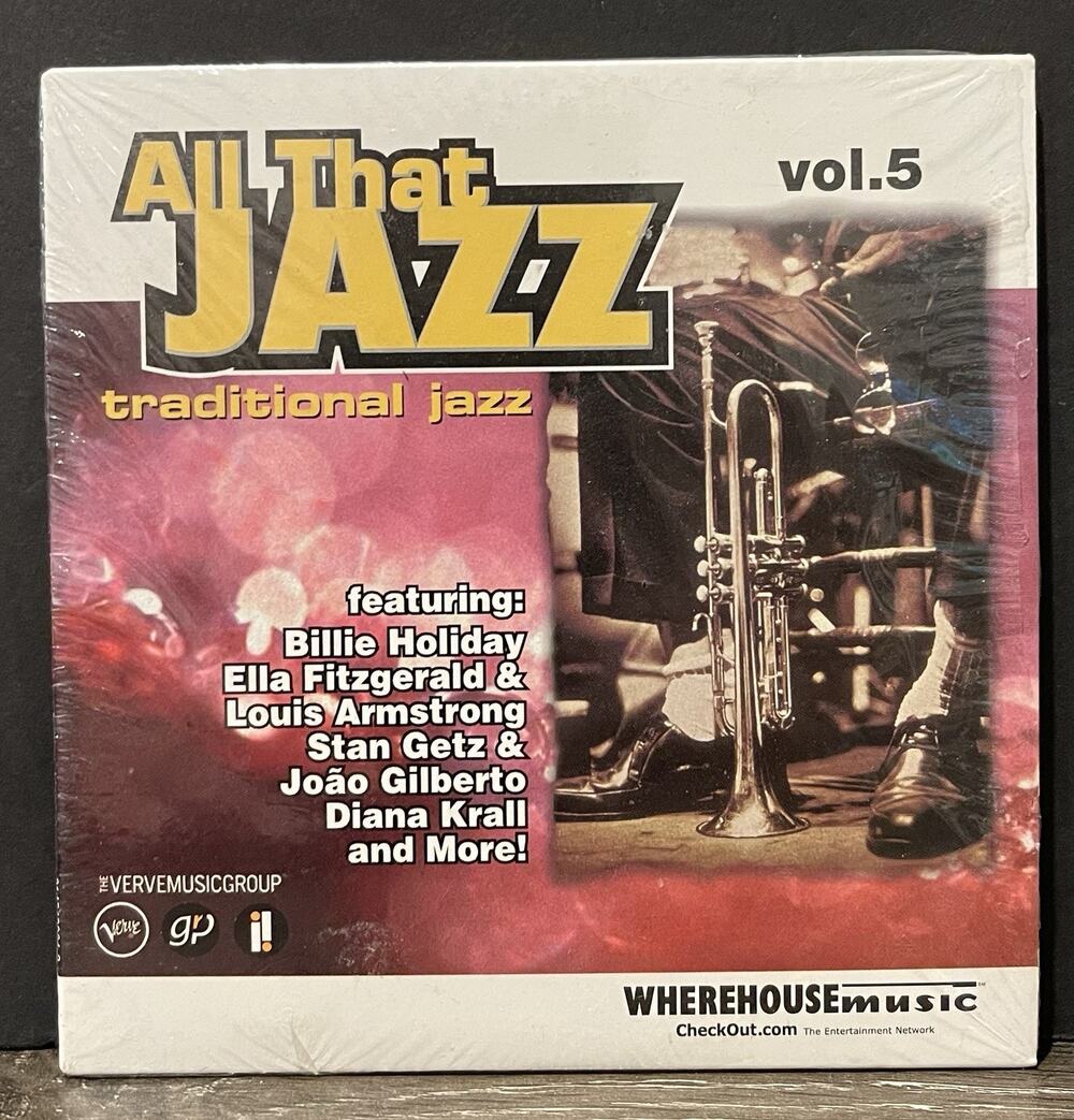 VERVE MUSIC - ALL THAT JAZZ VOL. 5 (CD) 2000 RARE COUNT BASIE + STAN GETZ OOP